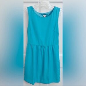 J. Crew Turquoise Blue Sleeveless Sheath Dress